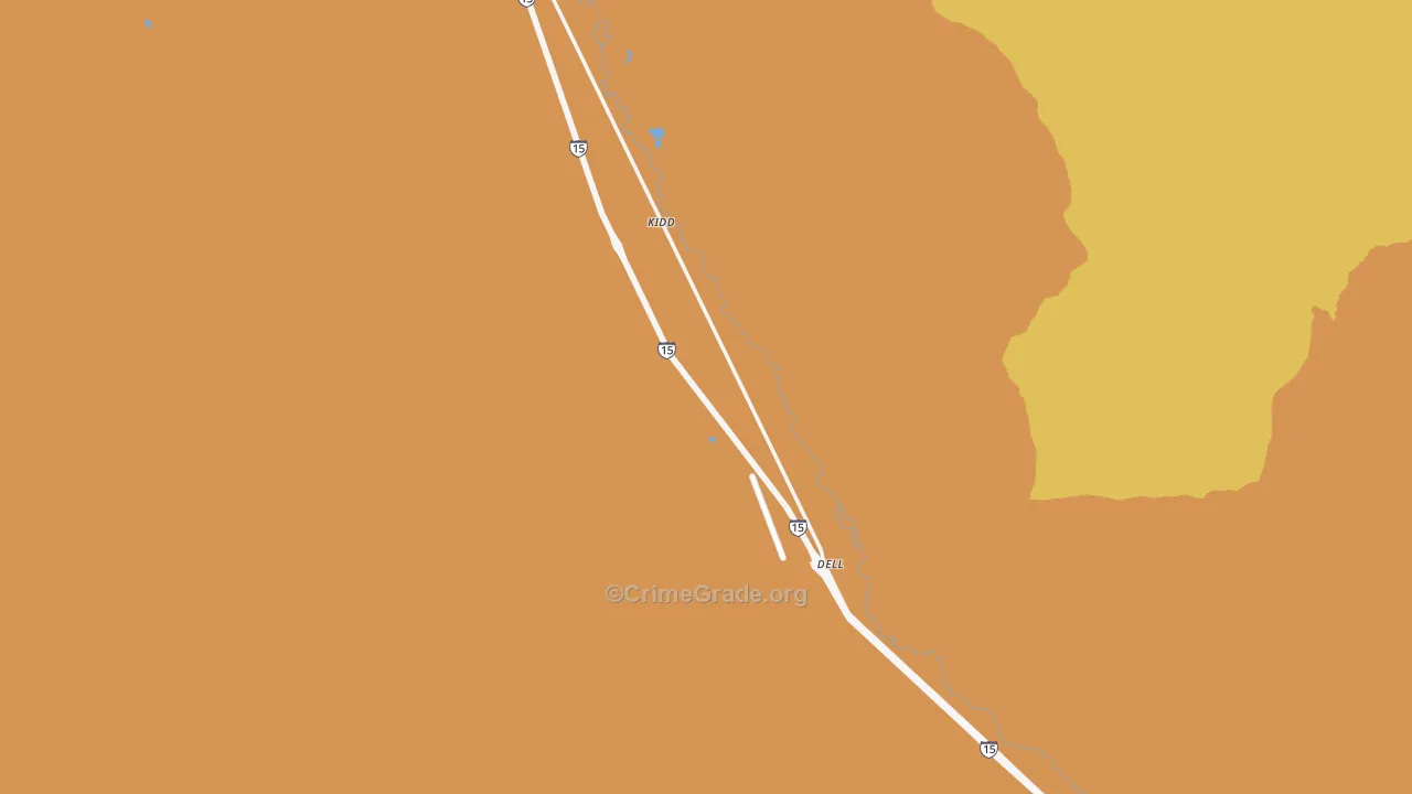 Dell, MT Map of Assault Rates