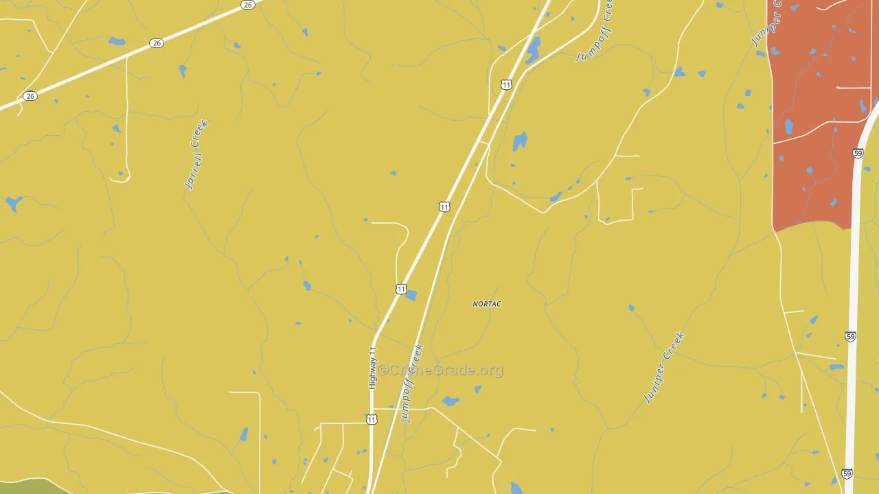 Derby, MS Map of Assault Rates