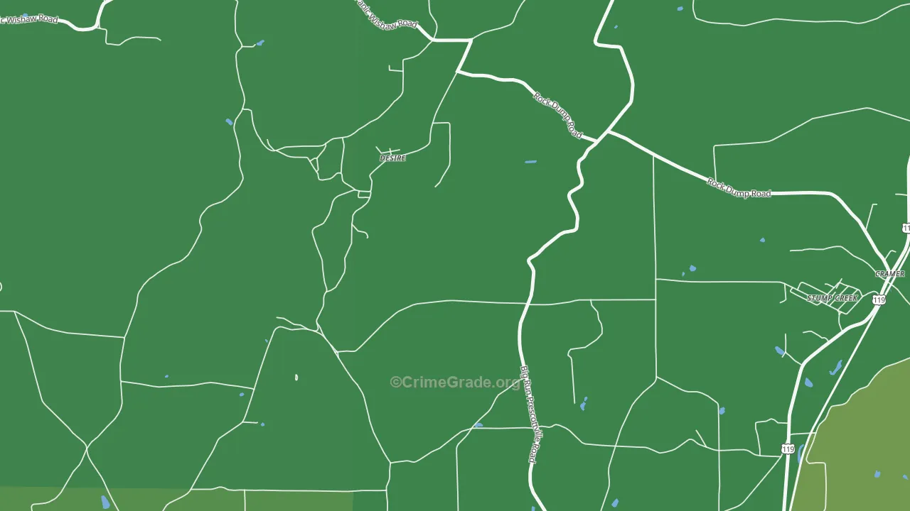 Desire, PA Map of Assault Rates