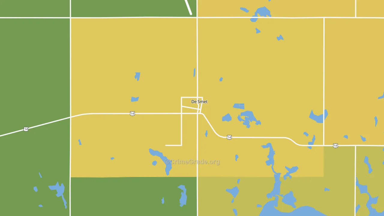 DeSmet, SD Map of Assault Rates