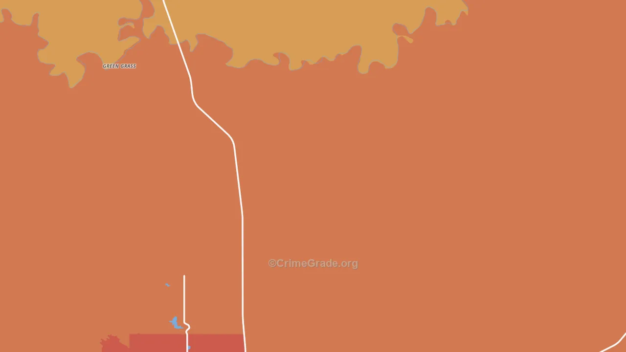 Dewey County, SD Map of Assault Rates