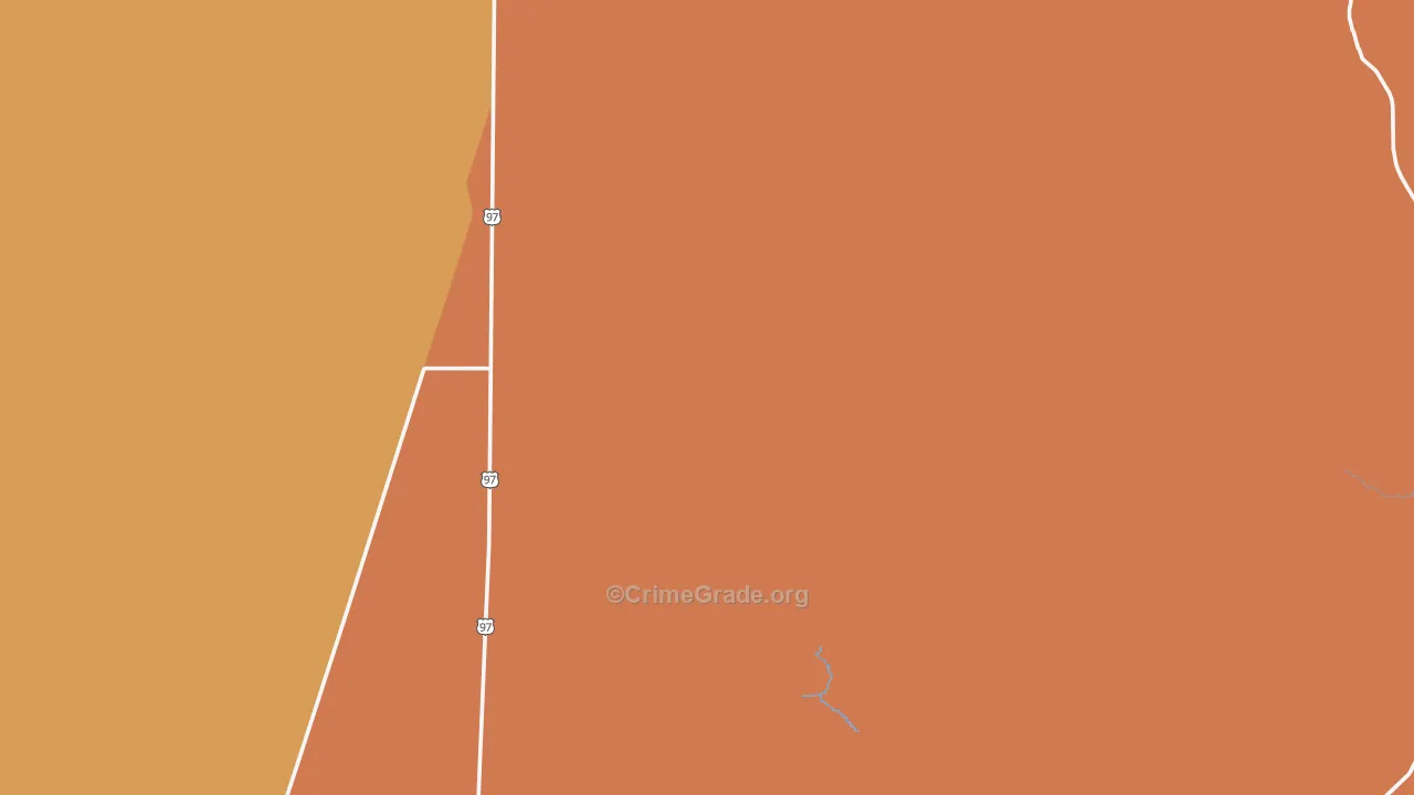 Diamond Lake Junction, OR Map of Assault Rates