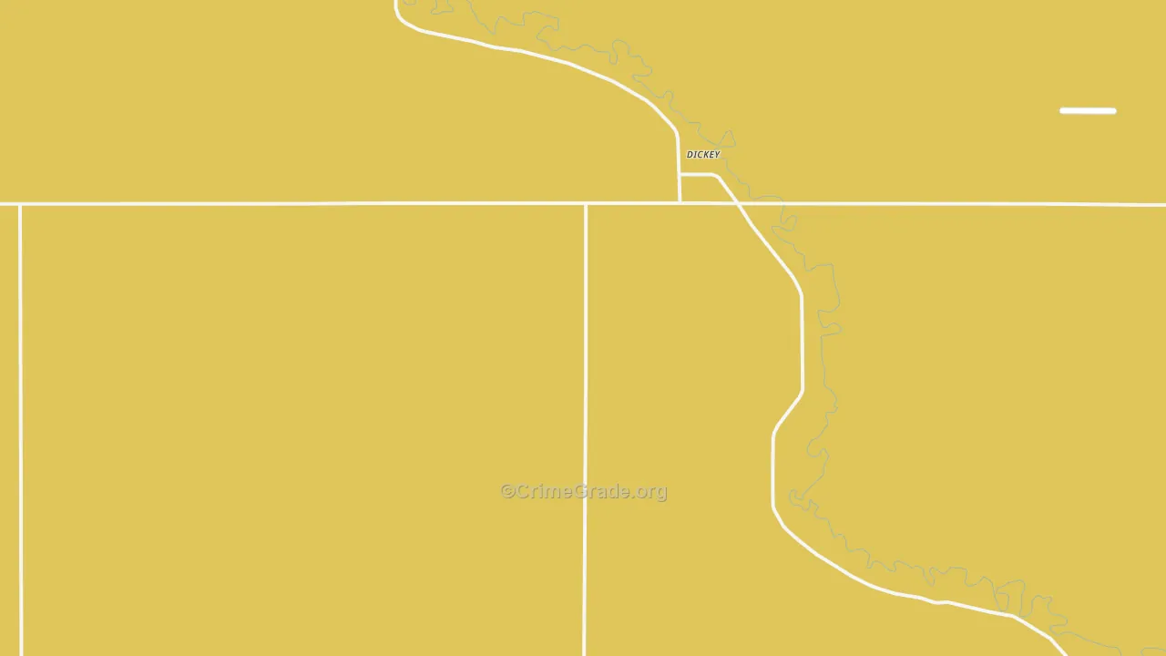 Dickey, ND Map of Assault Rates