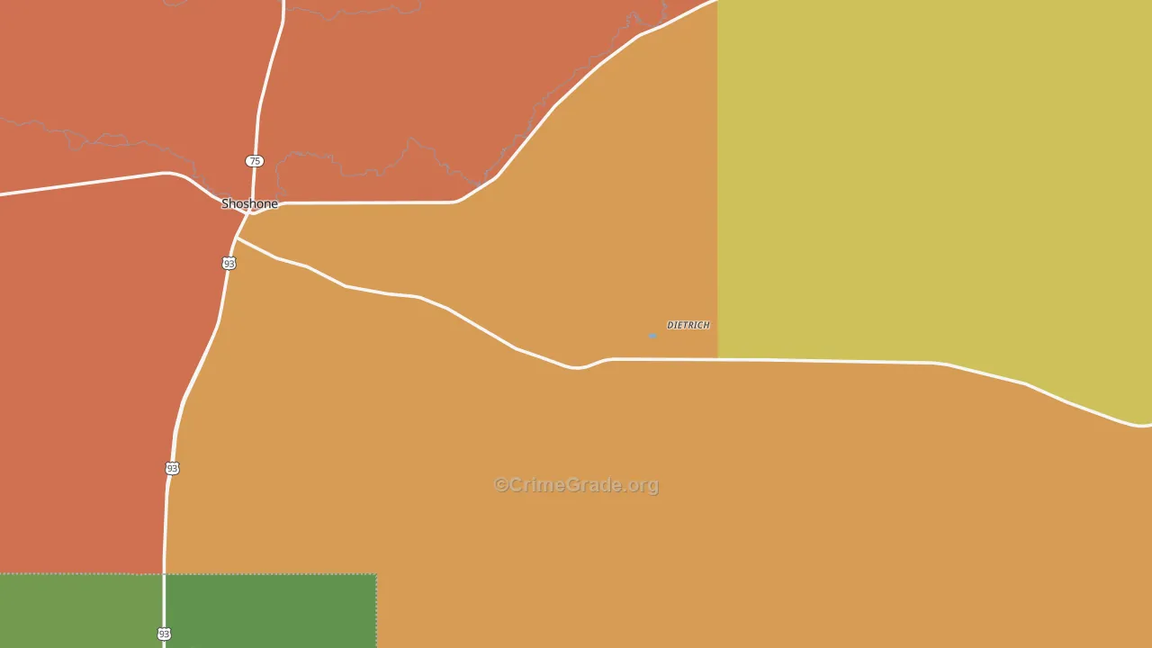 Dietrich, ID Map of Assault Rates