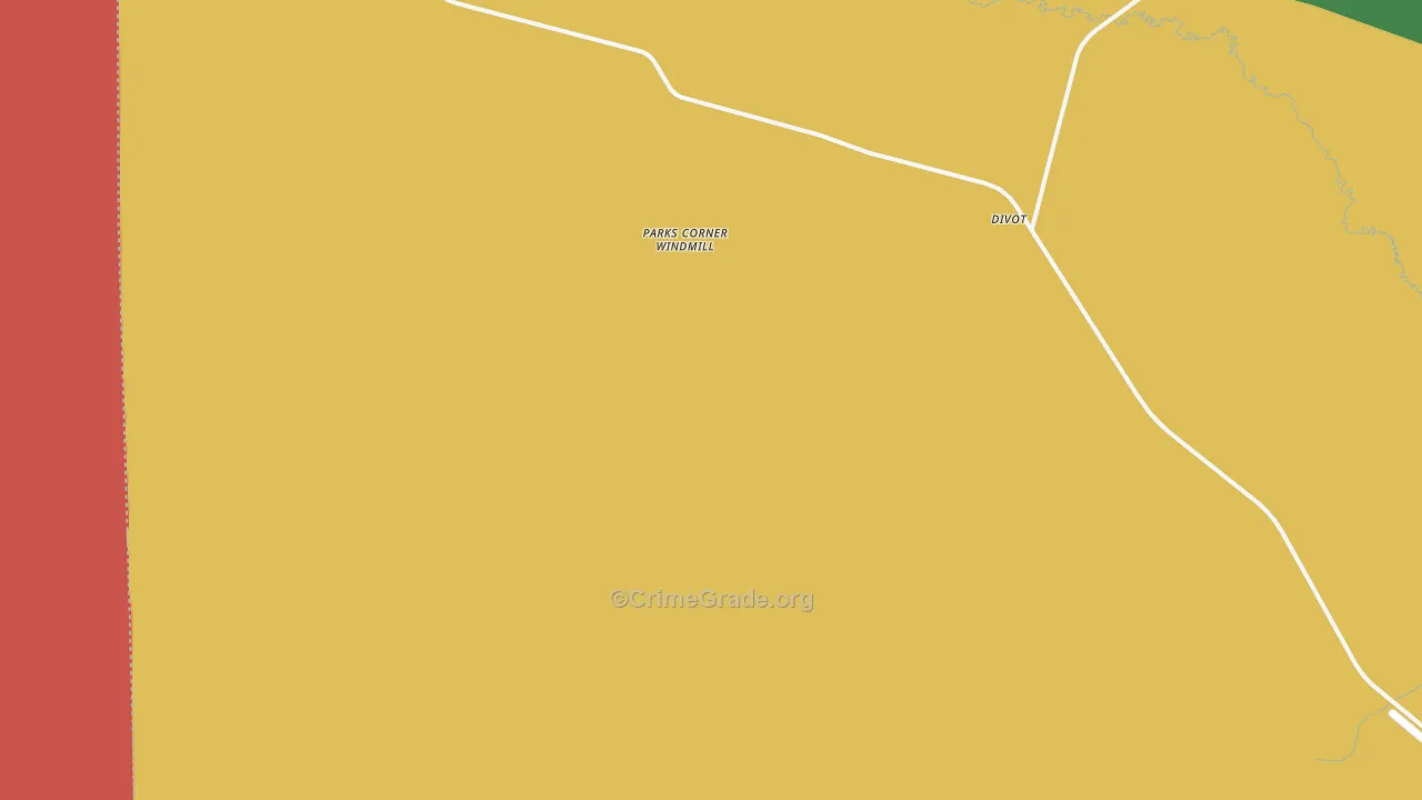 Divot, TX Map of Assault Rates