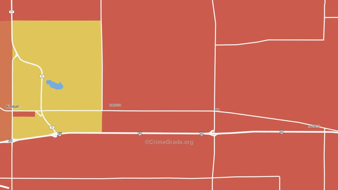 Dix, NE Map of Assault Rates