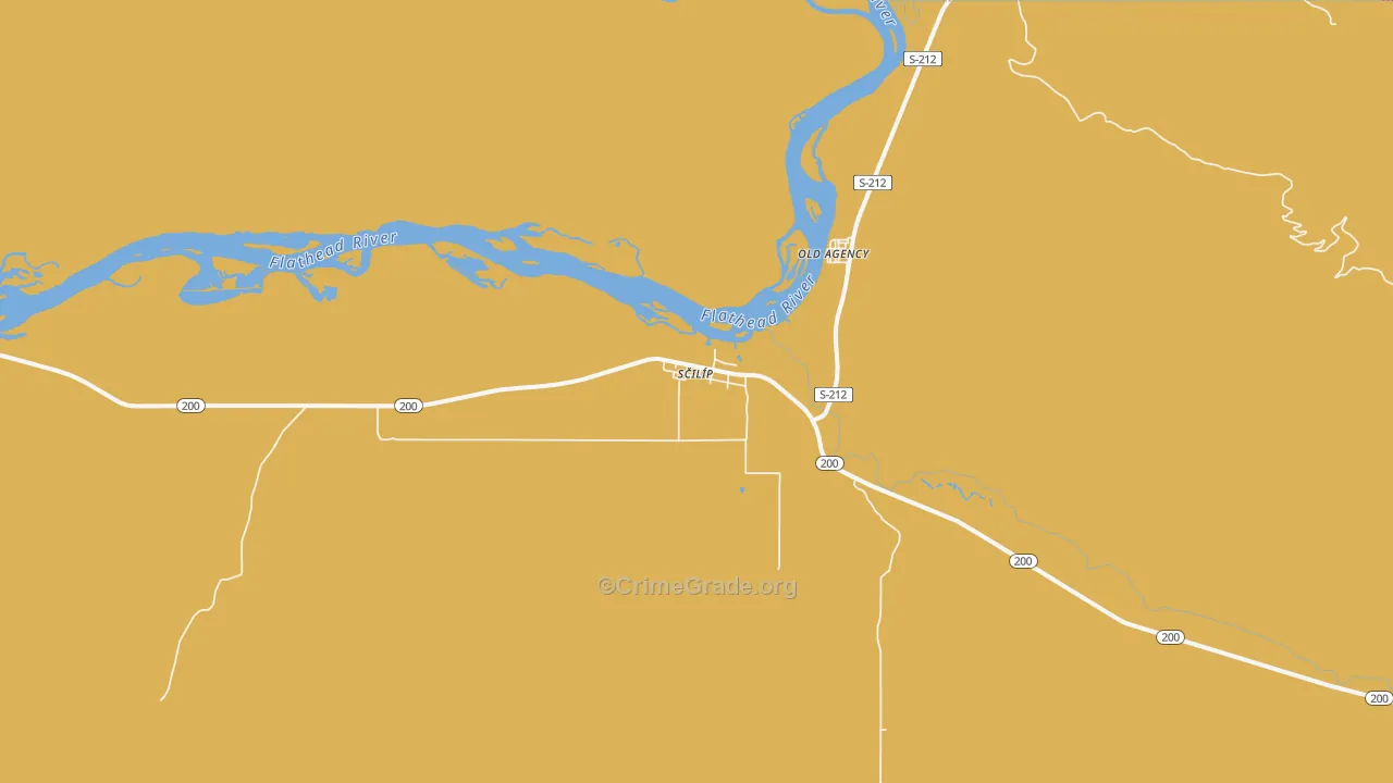 Dixon, MT Map of Assault Rates