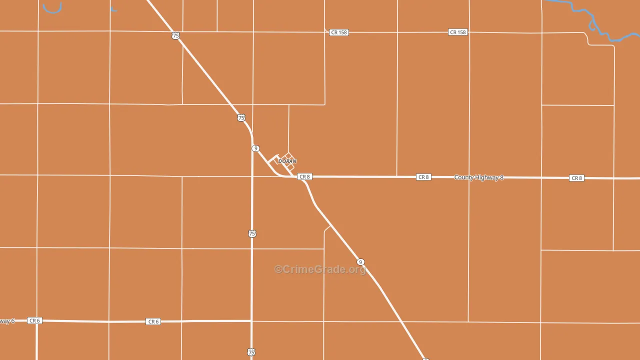 Doran, MN Map of Assault Rates