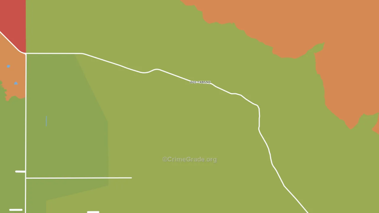 Dos Cabezas, AZ Map of Assault Rates