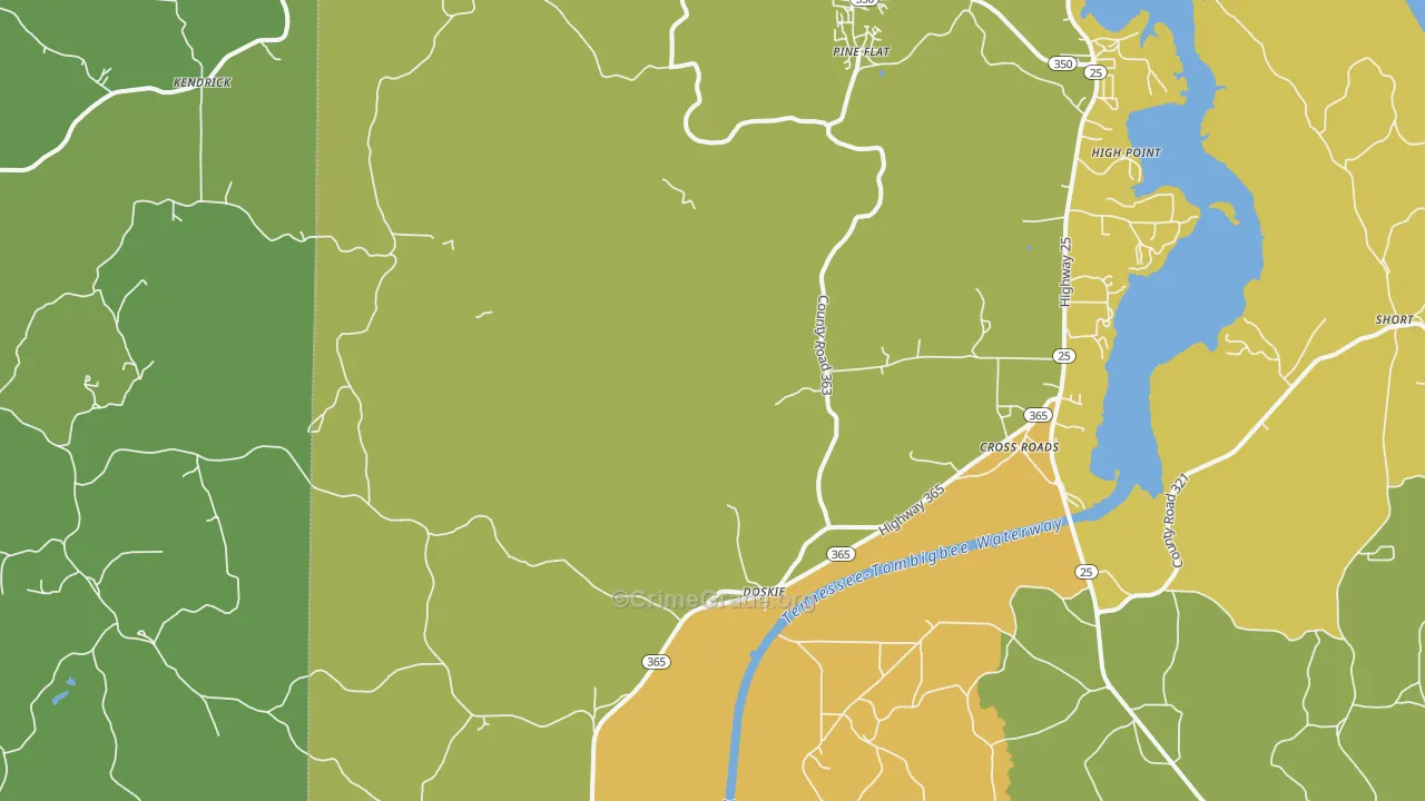 Doskie, MS Map of Assault Rates