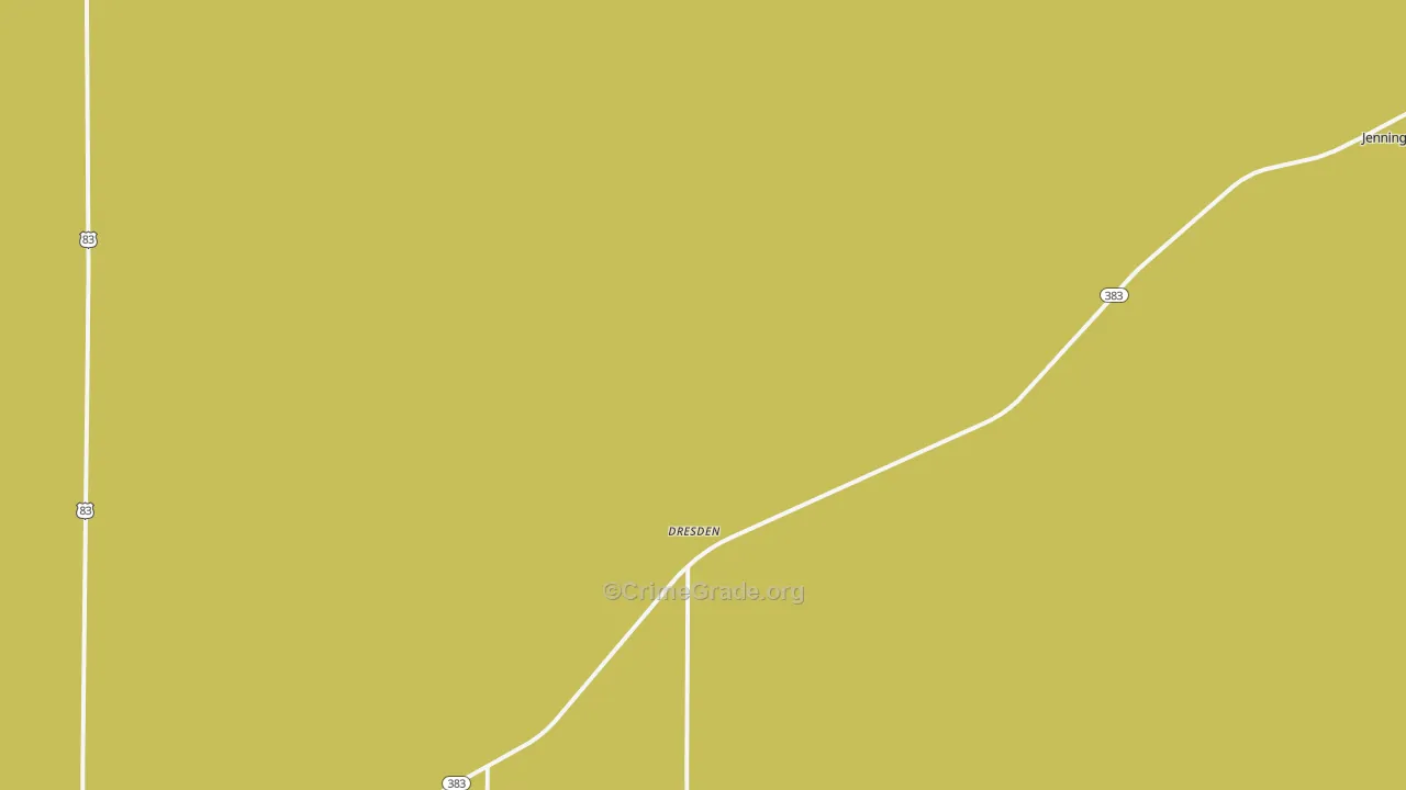 Dresden, KS Map of Assault Rates
