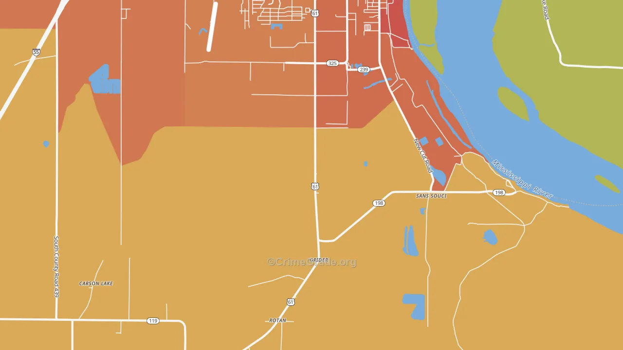 Driver, AR Map of Assault Rates