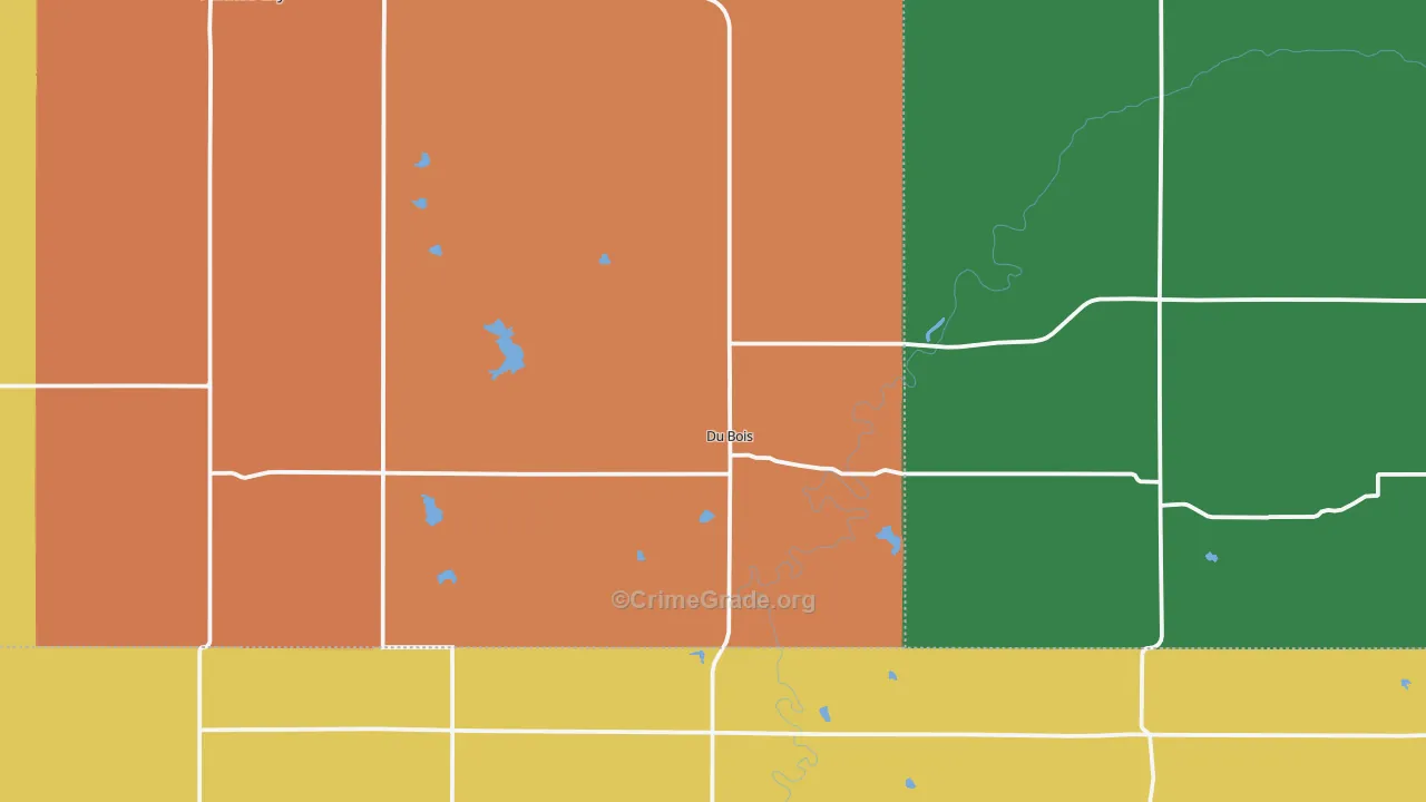 Du Bois, NE Map of Assault Rates