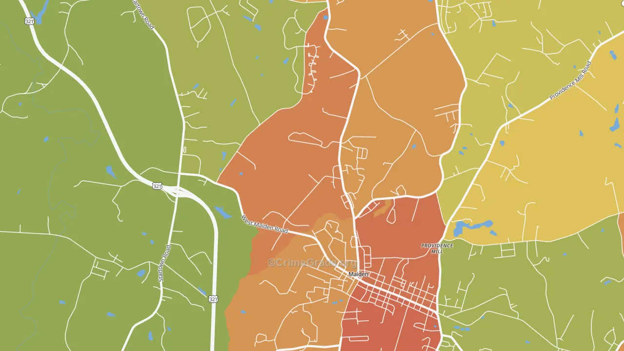 Duan, NC Map of Assault Rates