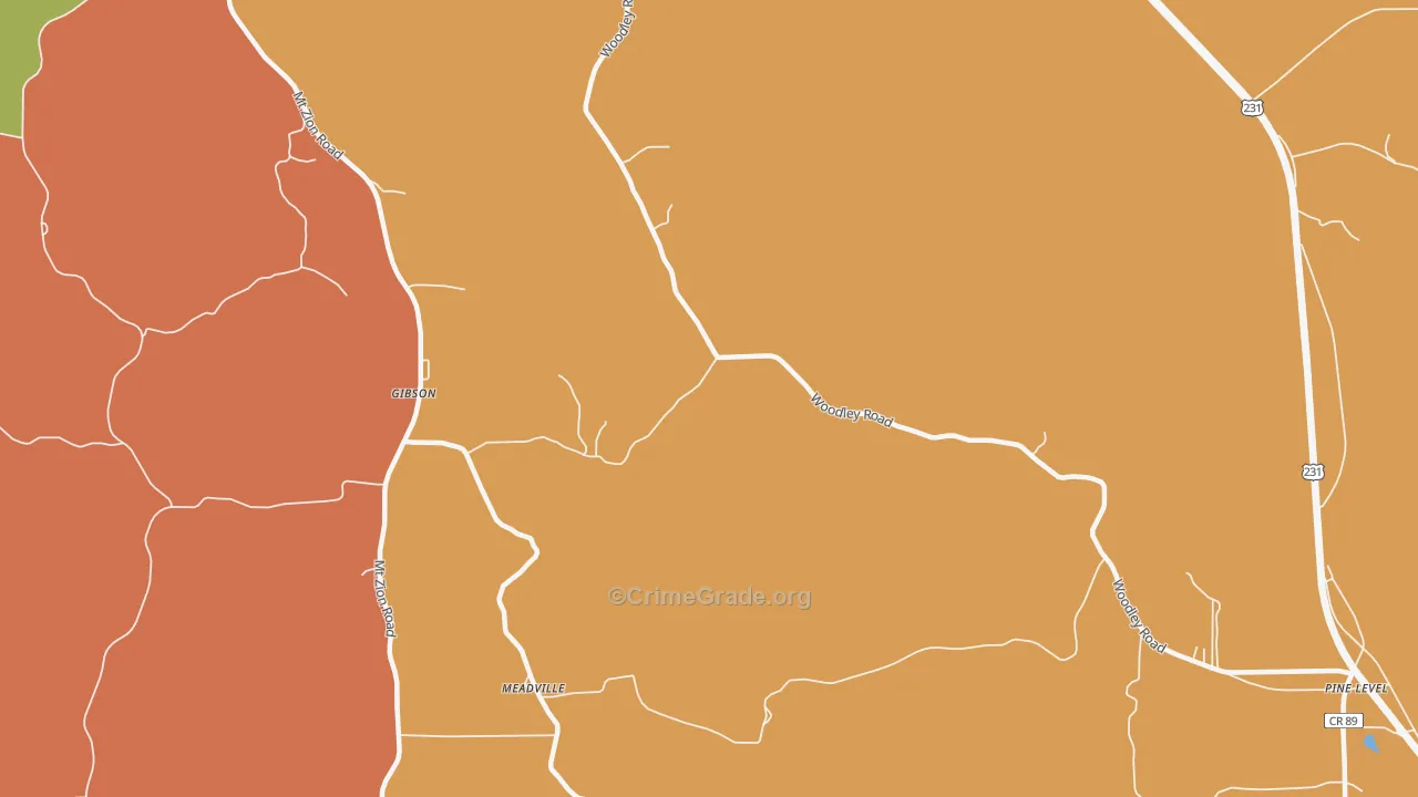 Dublin, AL Map of Assault Rates