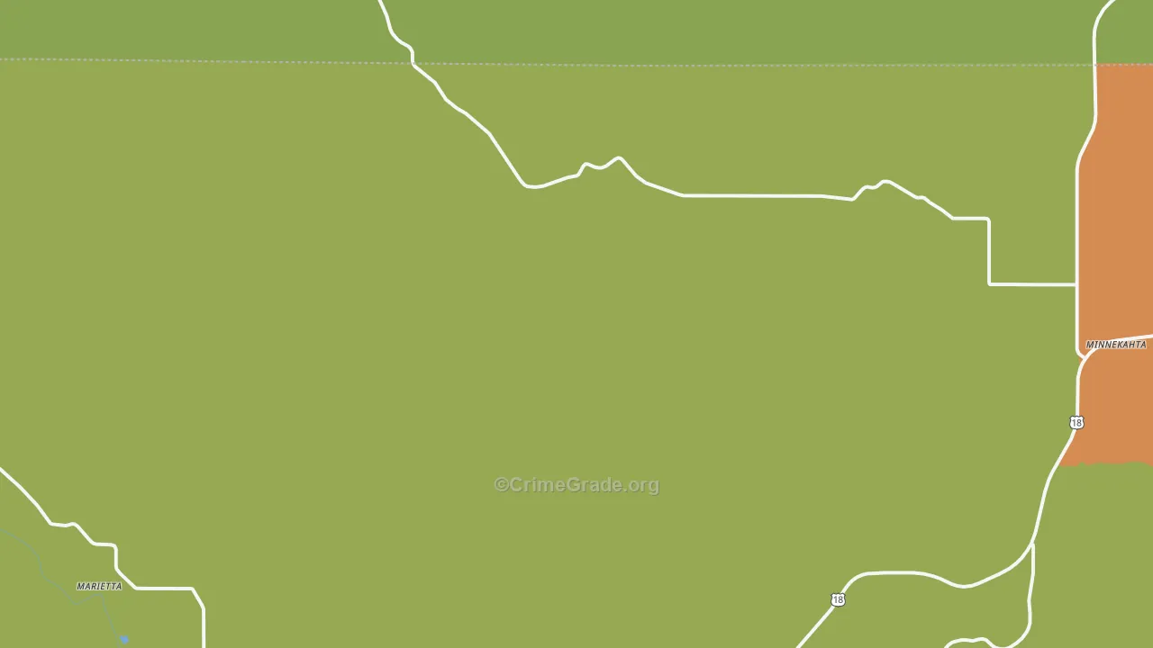 Dudley, SD Map of Assault Rates
