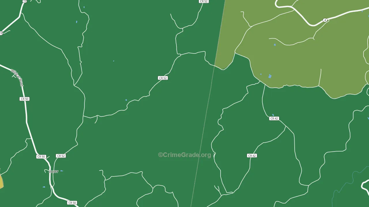 Duffy, WV Map of Assault Rates