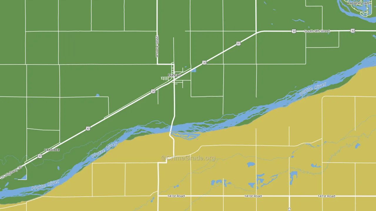 Duncan, NE Map of Assault Rates
