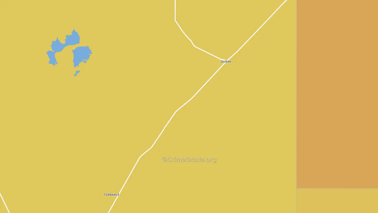 Duran, NM Map of Assault Rates