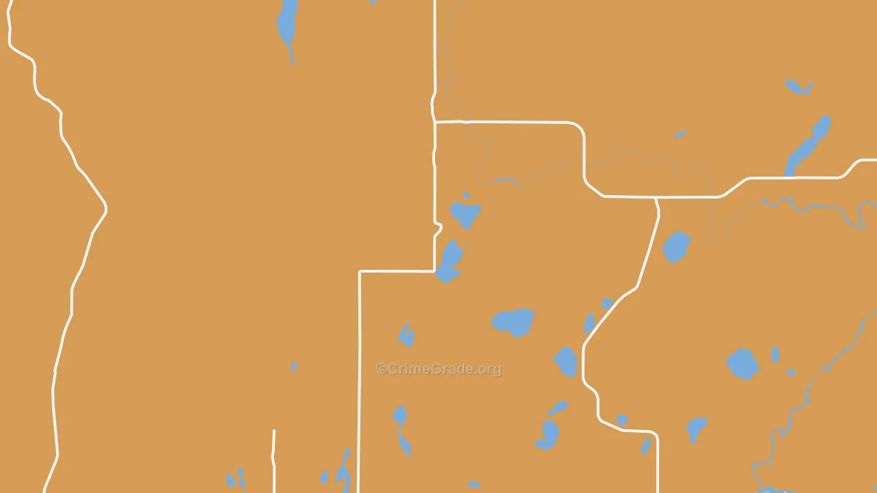 Duxbury, MN Map of Assault Rates