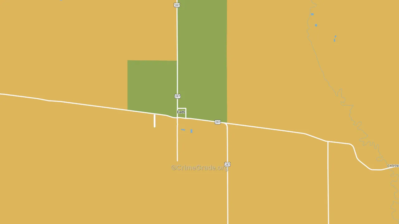 Eads, CO Map of Assault Rates
