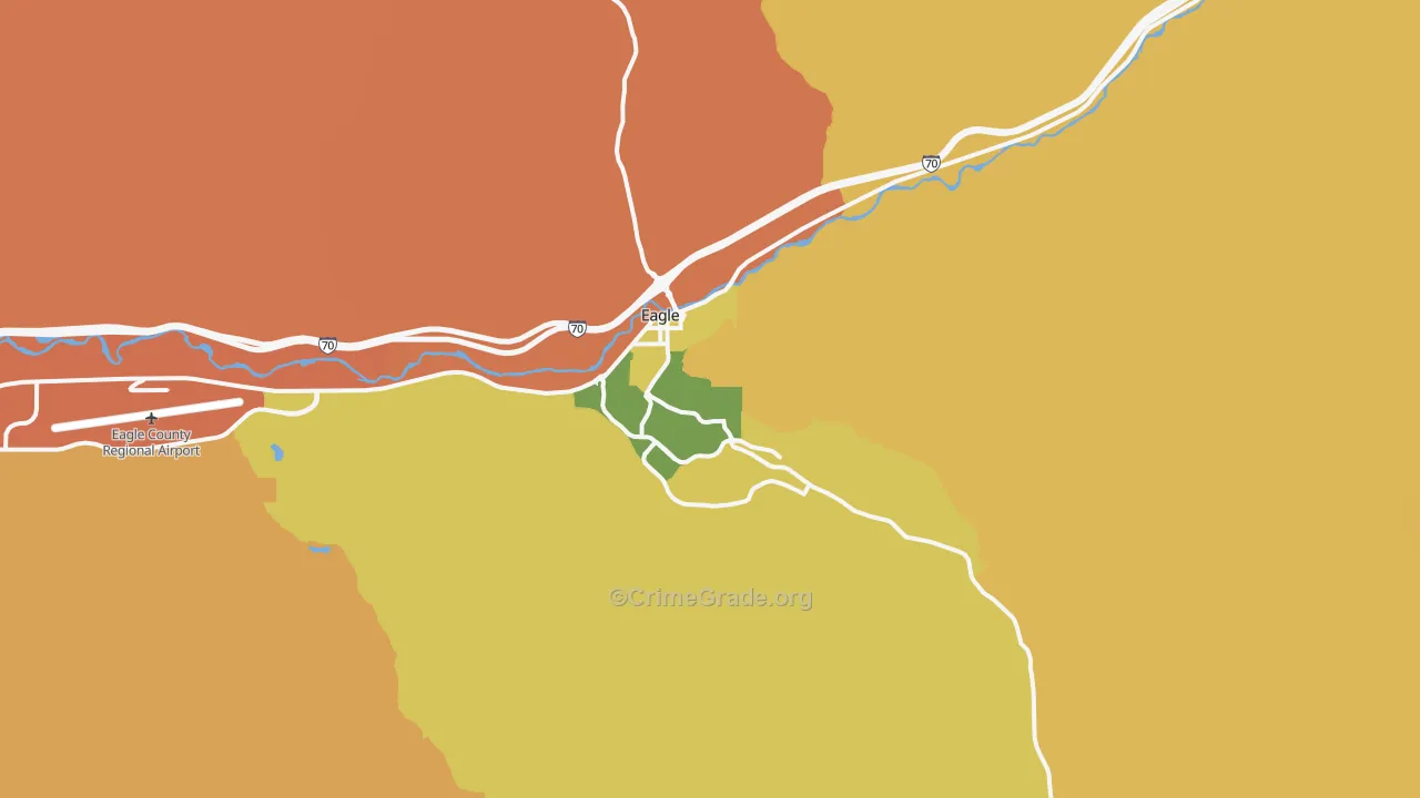 Eagle, CO Map of Assault Rates