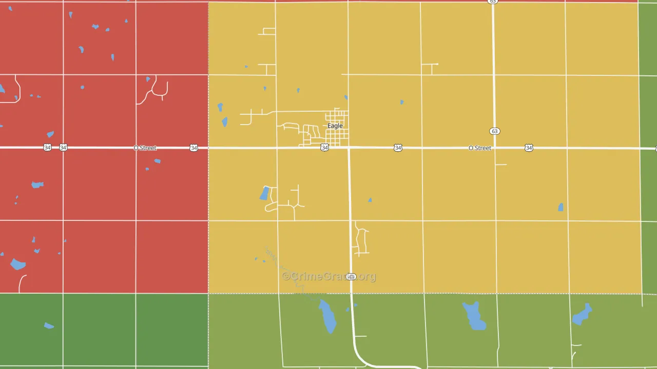 Eagle, NE Map of Assault Rates