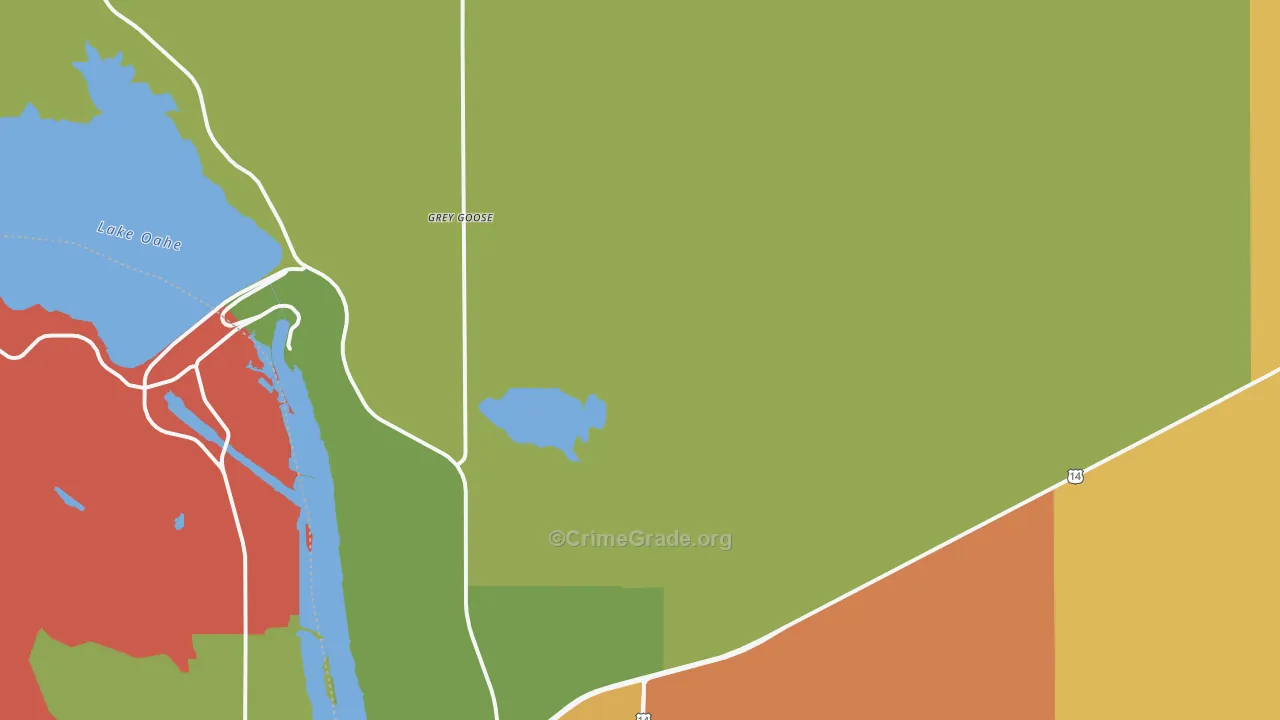 Eakin, SD Map of Assault Rates