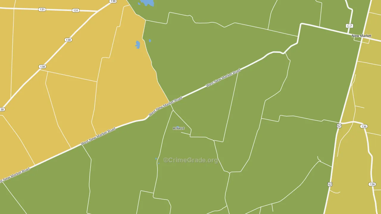 East Danville, OH Map of Assault Rates