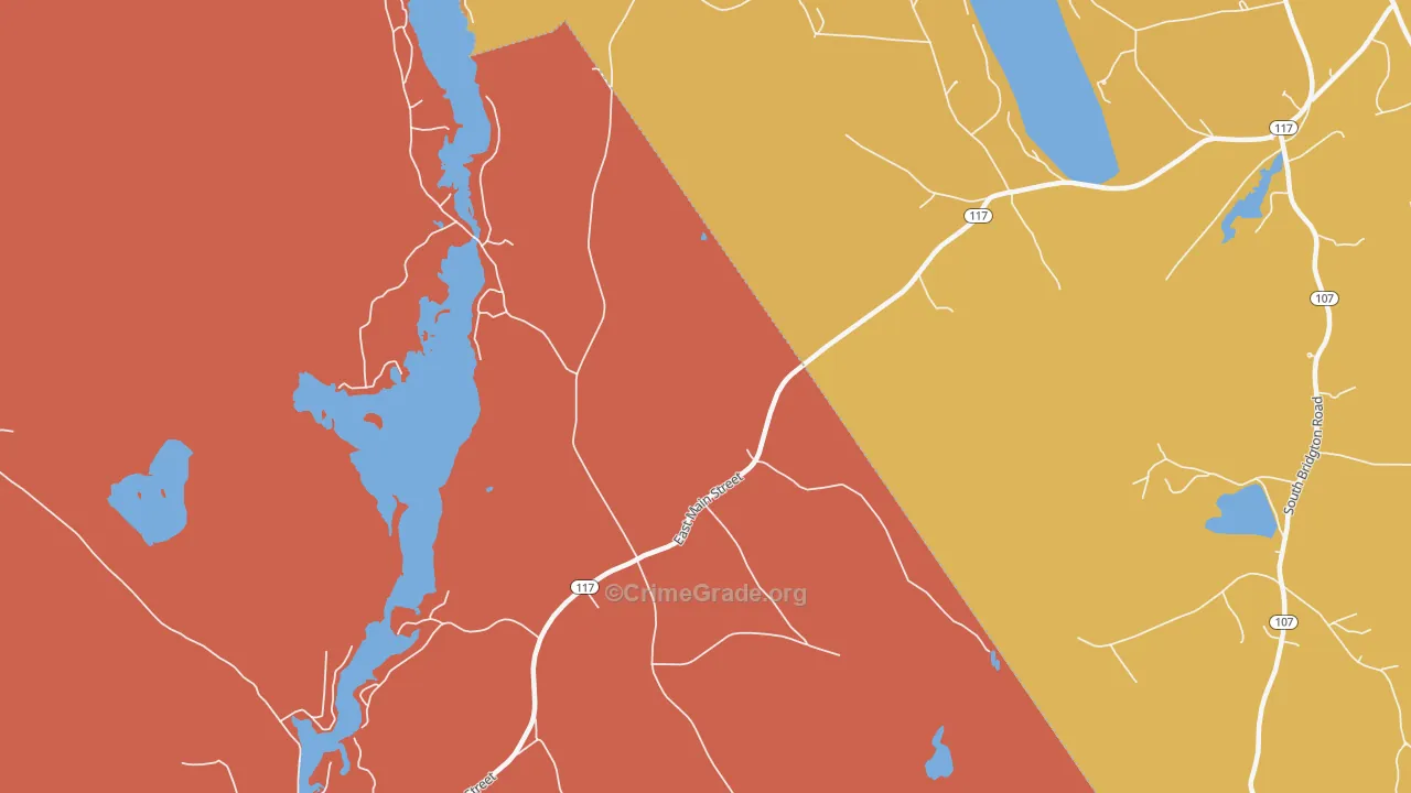 East Denmark, ME Map of Assault Rates