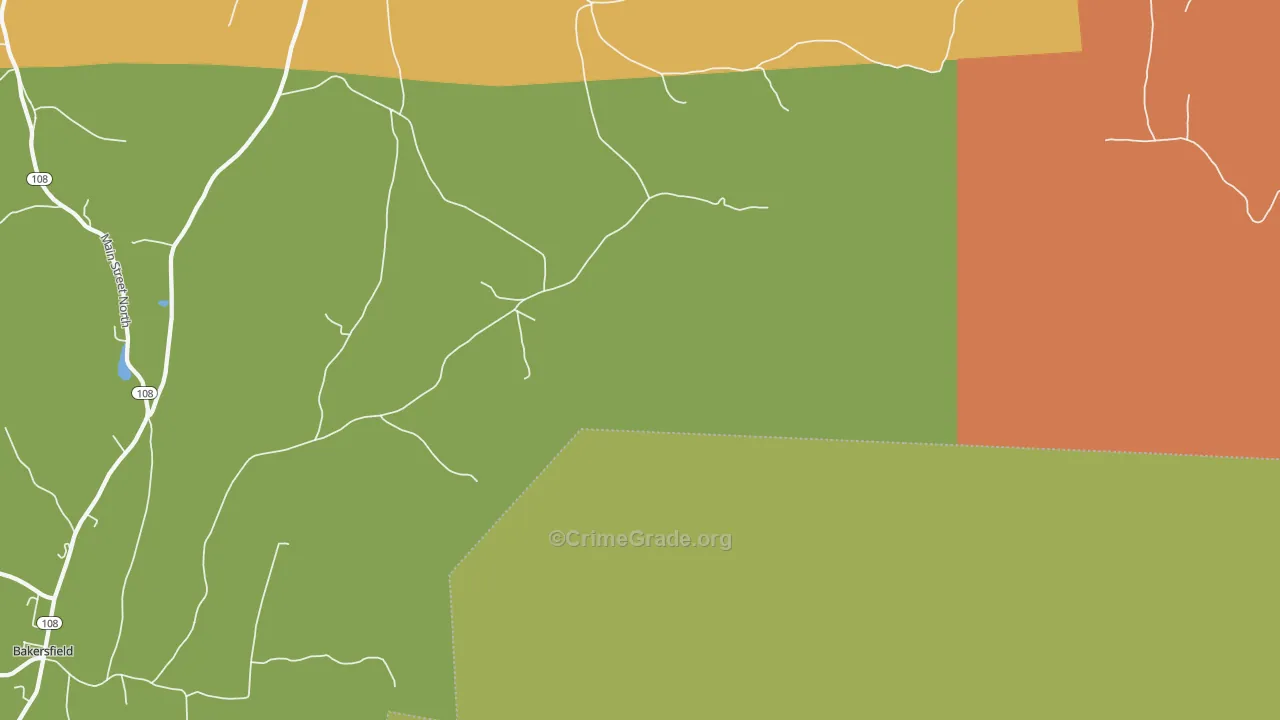 East Enosburg, VT Map of Assault Rates