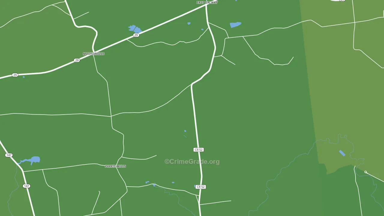 East Galway, NY Map of Assault Rates