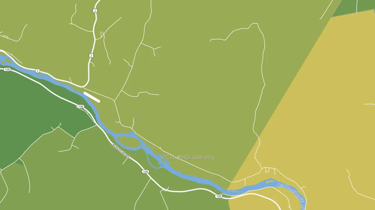East Peru, ME Map of Assault Rates