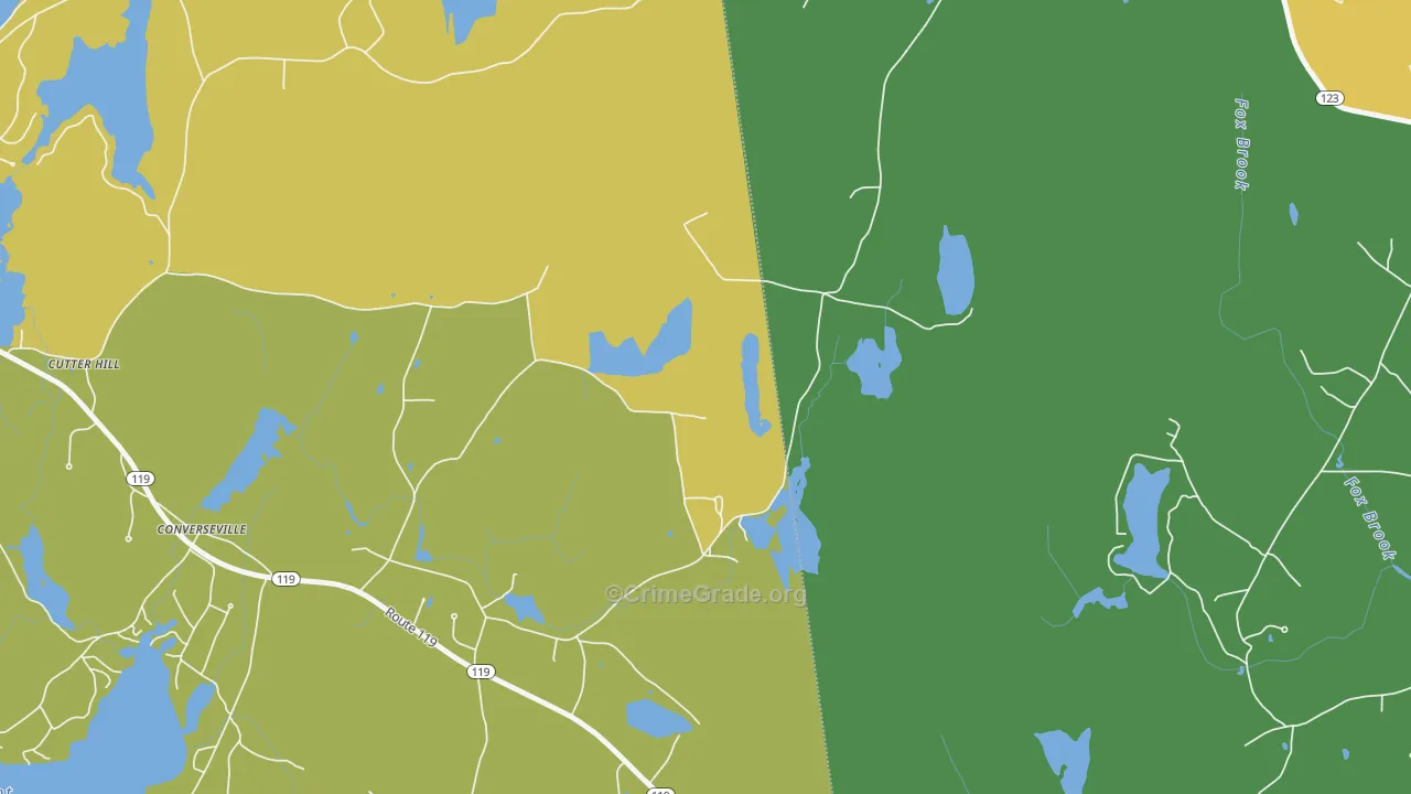 East Rindge, NH Map of Assault Rates