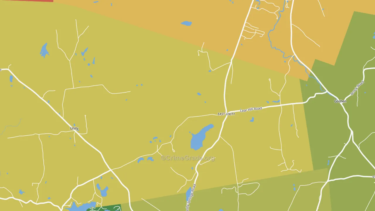 East Unity, NH Map of Assault Rates