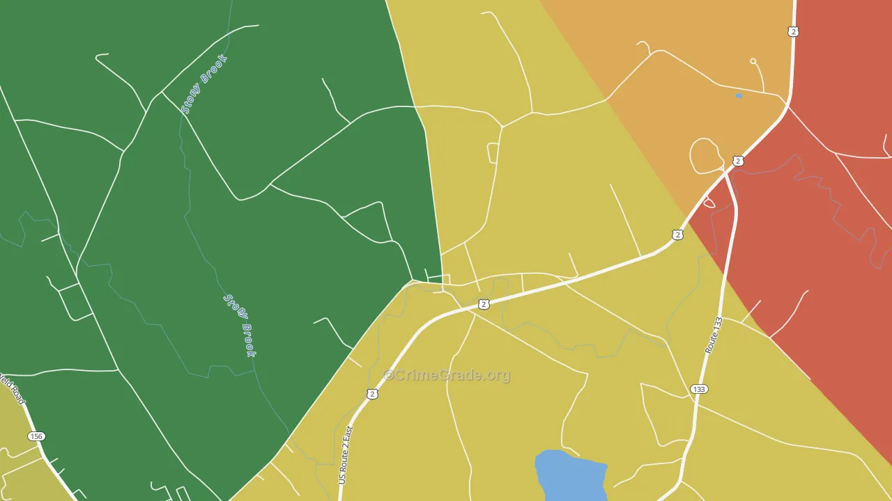 East Wilton, ME Map of Assault Rates
