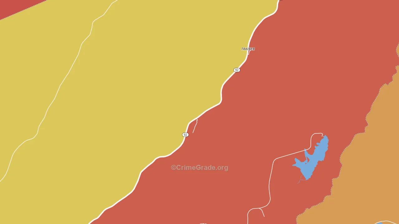 Eastern, WV Map of Assault Rates