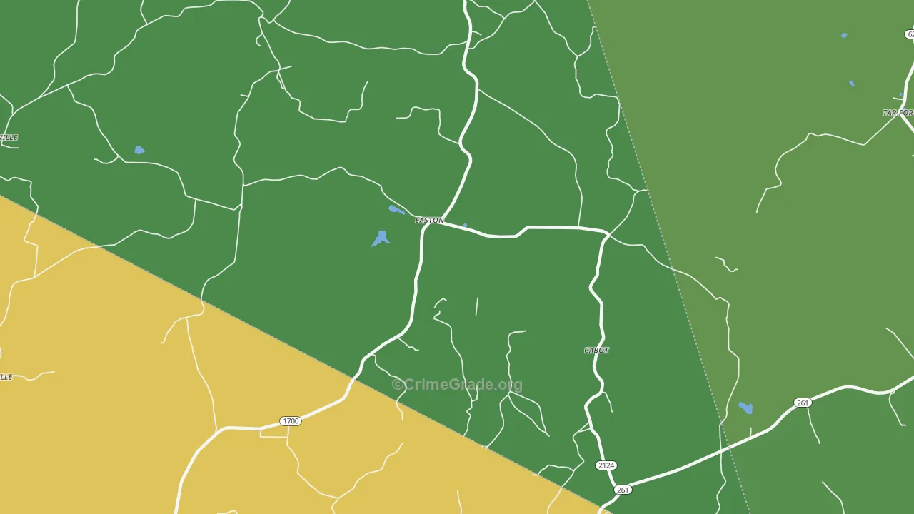 Easton, KY Map of Assault Rates