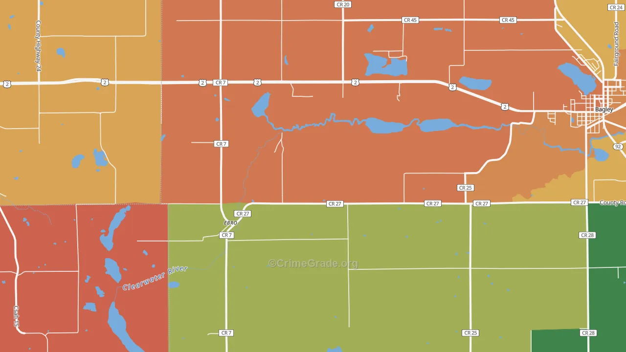 Ebro, MN Map of Assault Rates