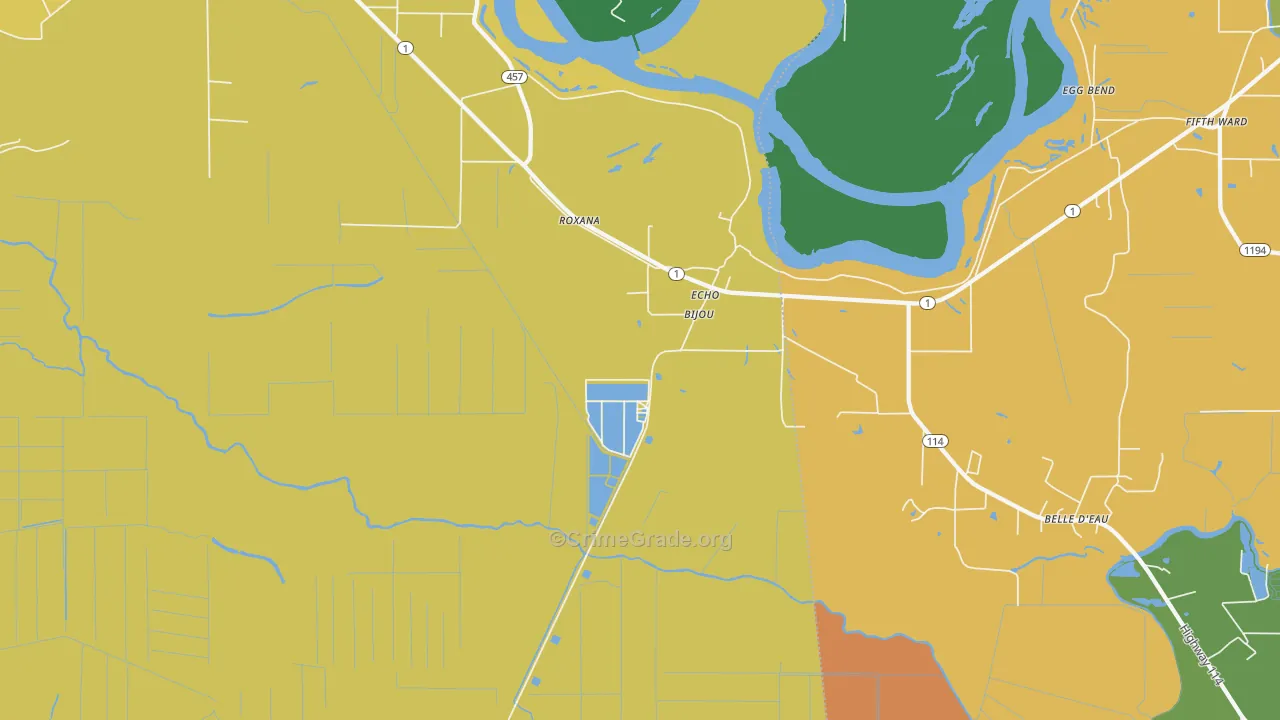 Echo, LA Map of Assault Rates