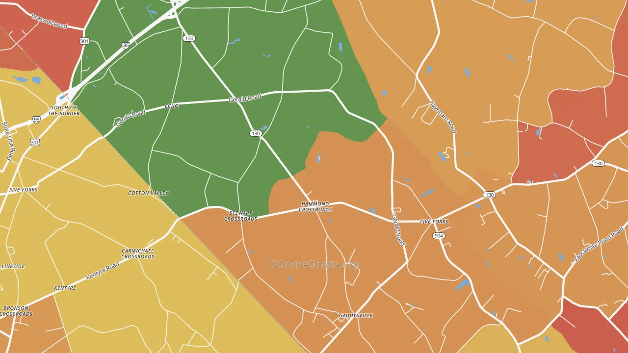 Echo, NC Map of Assault Rates
