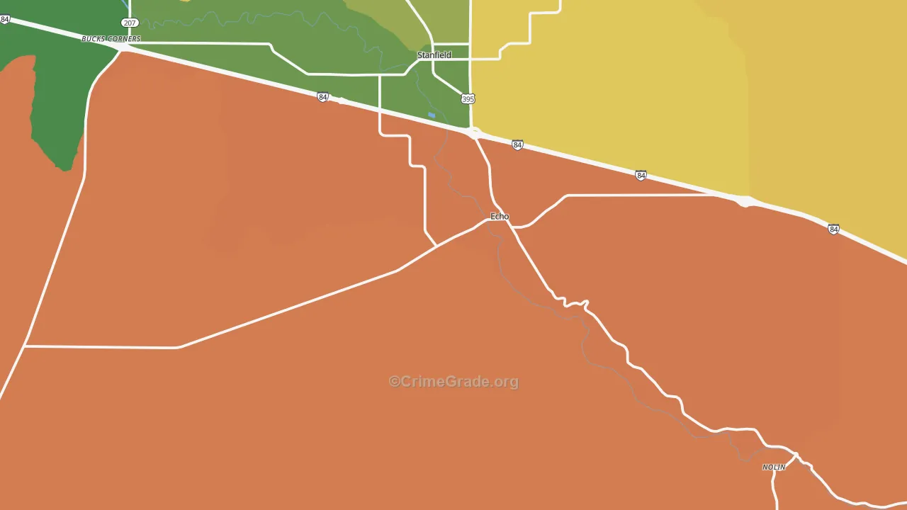 Echo, OR Map of Assault Rates
