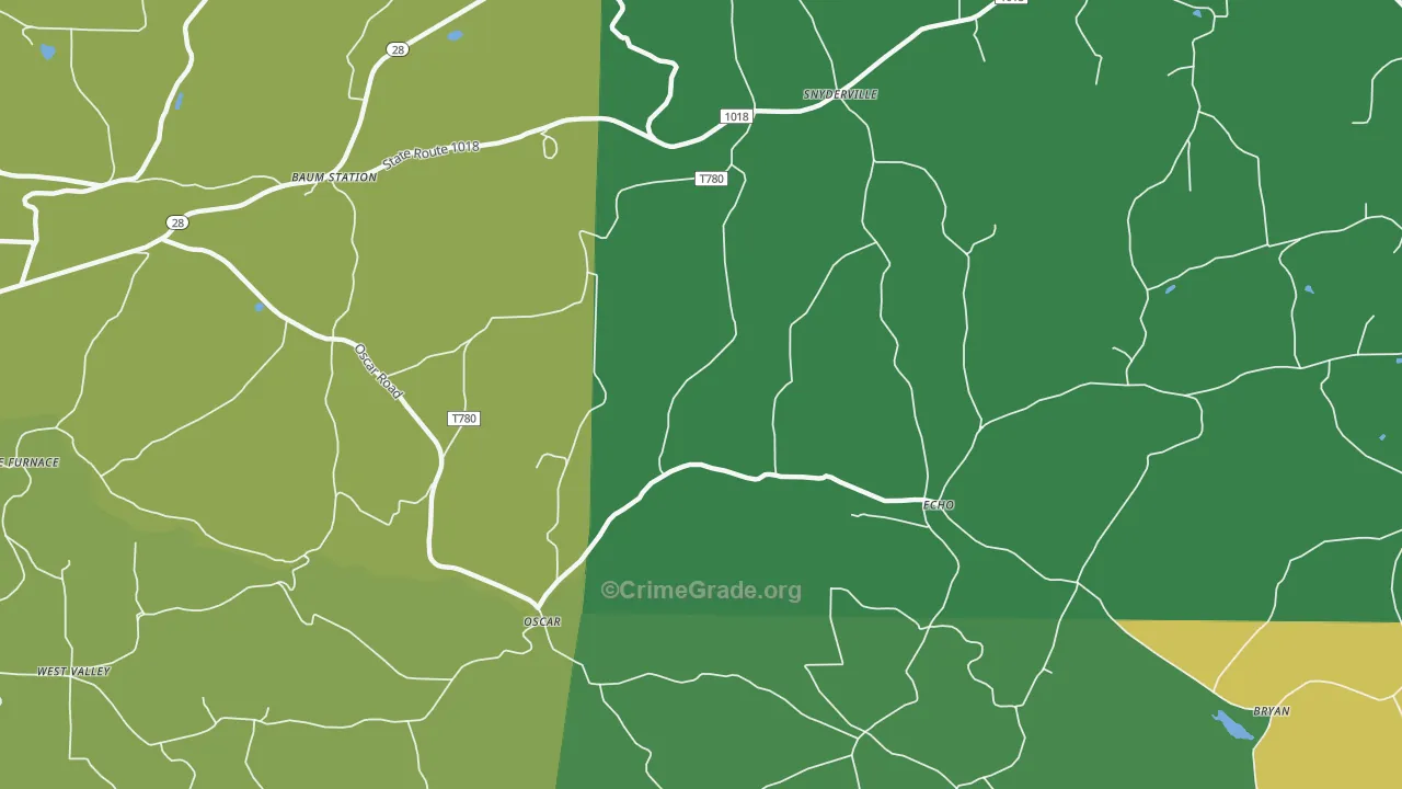 Echo, PA Map of Assault Rates