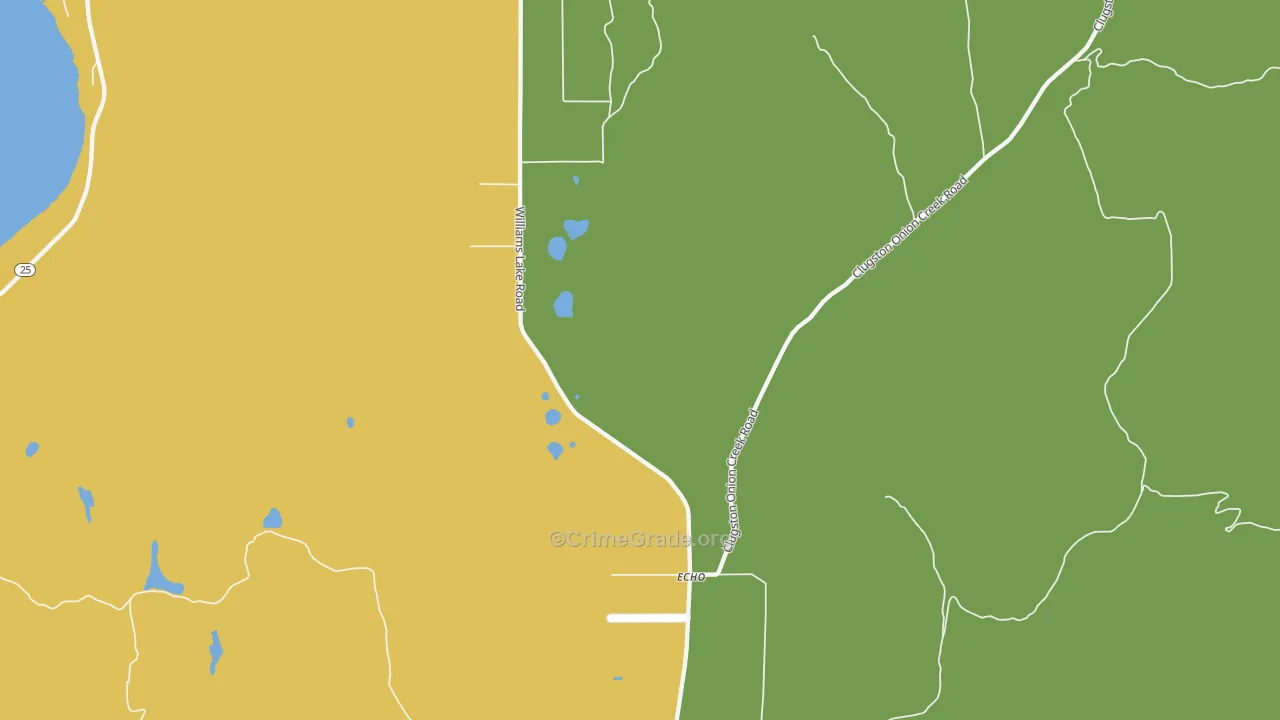Echo, WA Map of Assault Rates