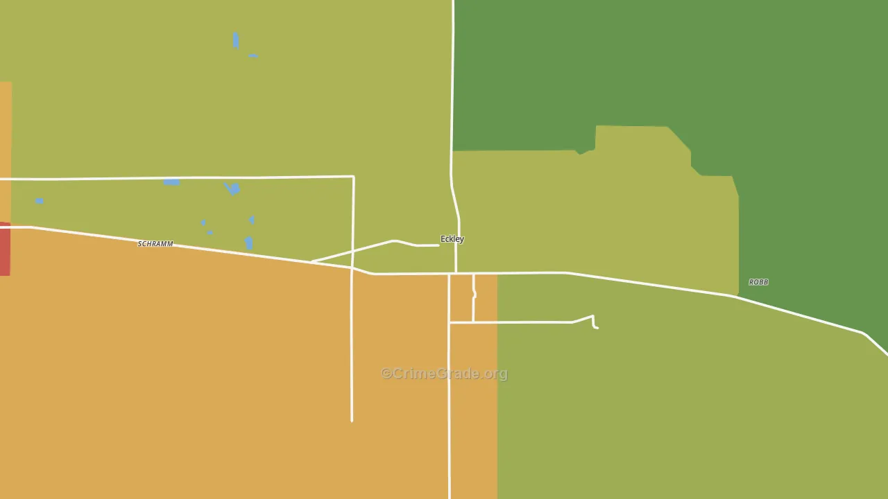 Eckley, CO Map of Assault Rates