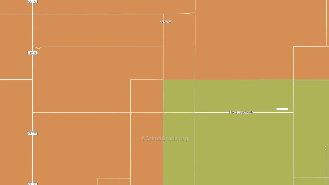 Eckman, ND Map of Assault Rates