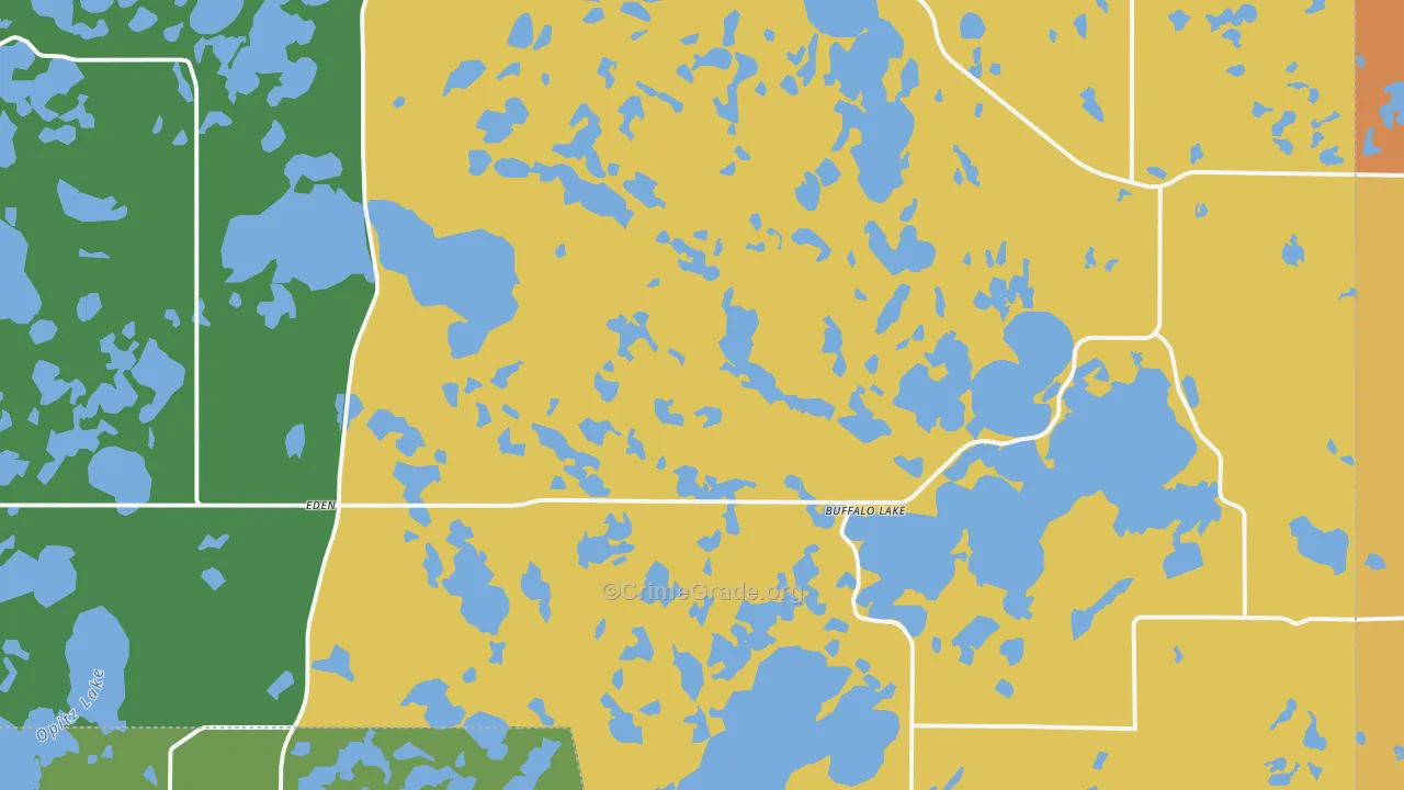 Eden, SD Map of Assault Rates