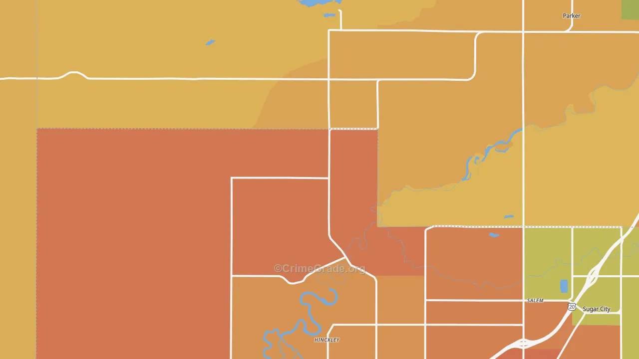 Edmonds, ID Map of Assault Rates