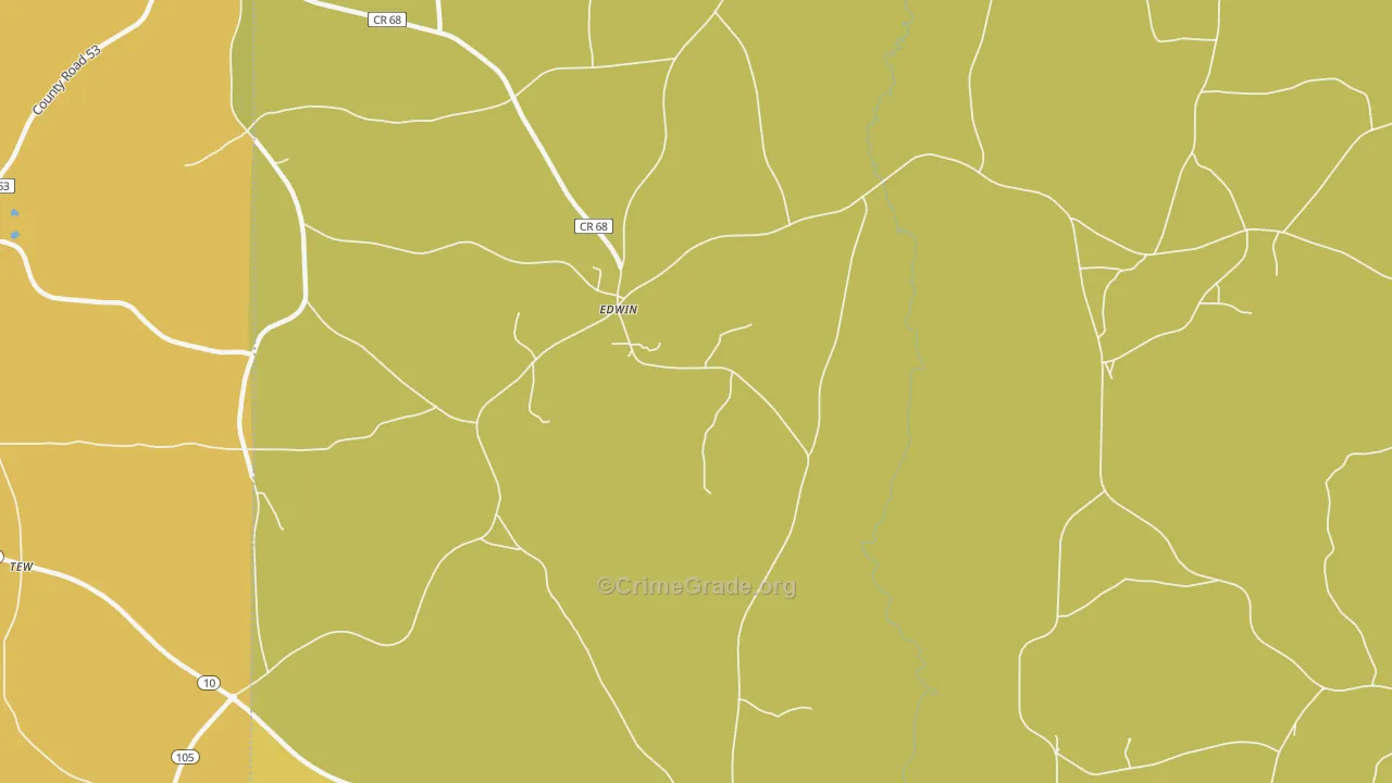 Edwin, AL Map of Assault Rates