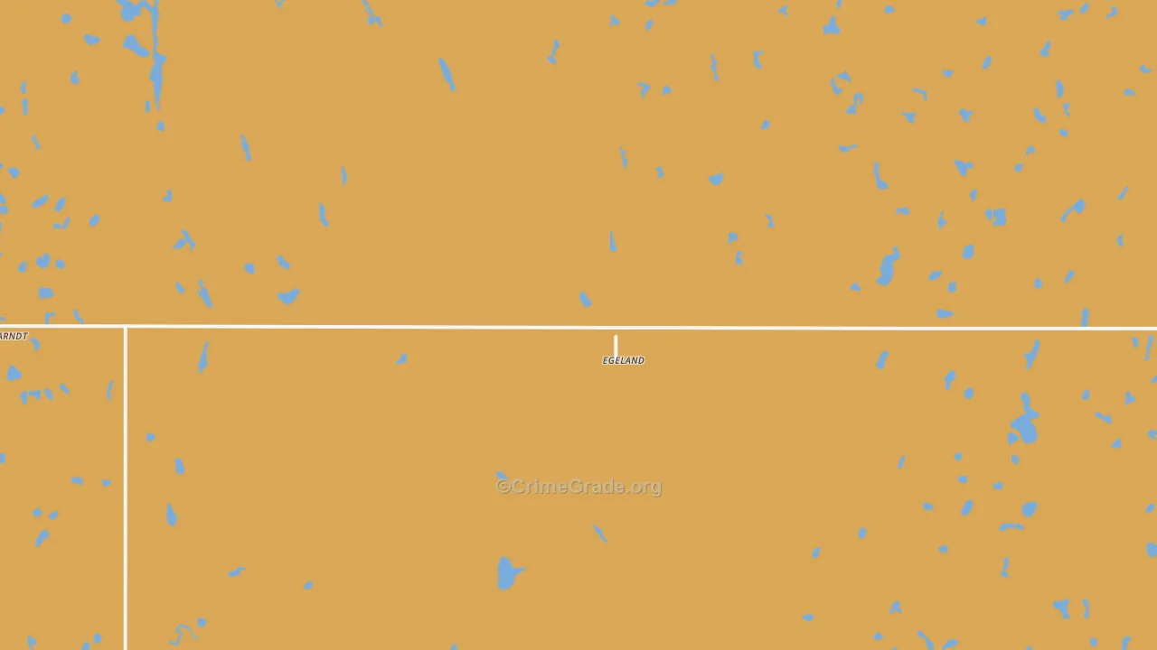 Egeland, ND Map of Assault Rates